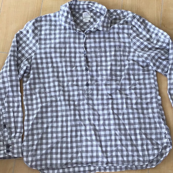 Jcrew half button up - Picture 1 of 2